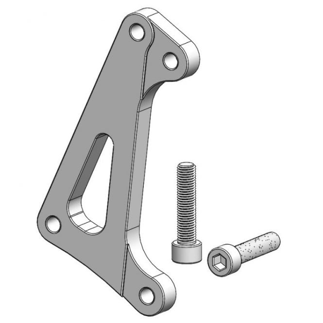 Moto-Master  211034 Caliper adapter bracket for  4-piston caliper