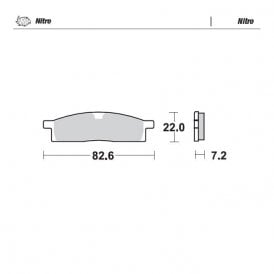 Moto-Master Nitro Brake Pads - 91221