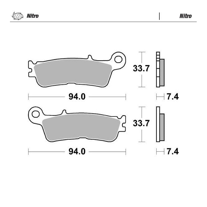 Moto-Master  Nitro Brake Pads - 99821