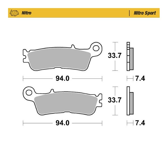 Moto-Master  Nitro Sport Brake Pads - 99822