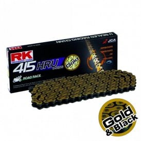 RK GB415HRU-140 Gold U-Ring Road Race Chain