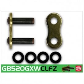 RK GB520GXW-CLFZ Gold XW-Ring Con Rivet Link