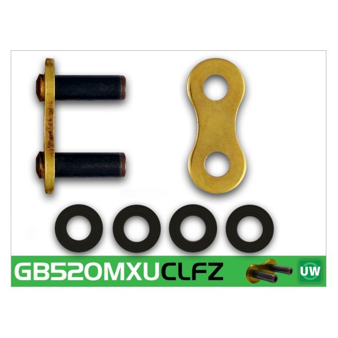 RK  GB520MXU-CLFZ Gold UW-Ring Con Rivet Link