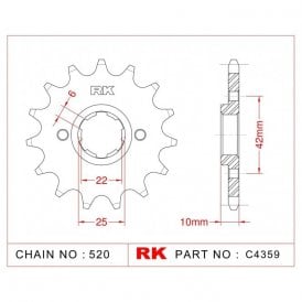Sprocket Front C4359-15