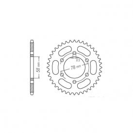 Sprocket Rear JTR 458-37 - Special Order