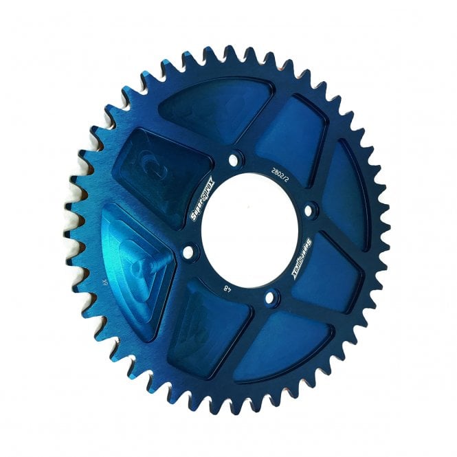 Supersprox  Aluminium Rear Trials 2802/2-41 Blue Solid Trial Rear AP-BT2802S