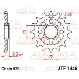 SuperSprox Front MX Grooved CST-250-13 JTF1446