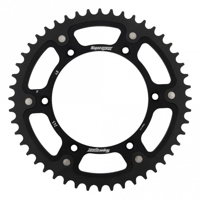 Supersprox  Rear Stealth RST-245-50-Black YZ/YZF