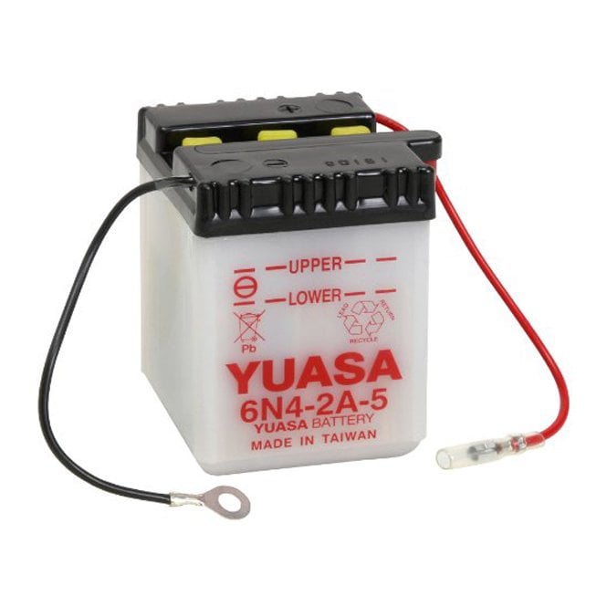 YUASA  6N4-2A-5 (DC) 6V Dry Charged Conventional Battery