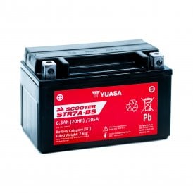 Yuasa STR7A-BS (WC) (YTX7A) 12V MF VRLA Scooter Battery