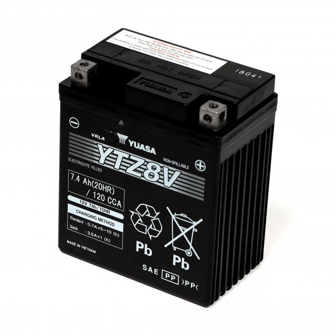 YUASA  YTZ8V (WC) 12V Factory Activated High Performance MF VRLA Battery